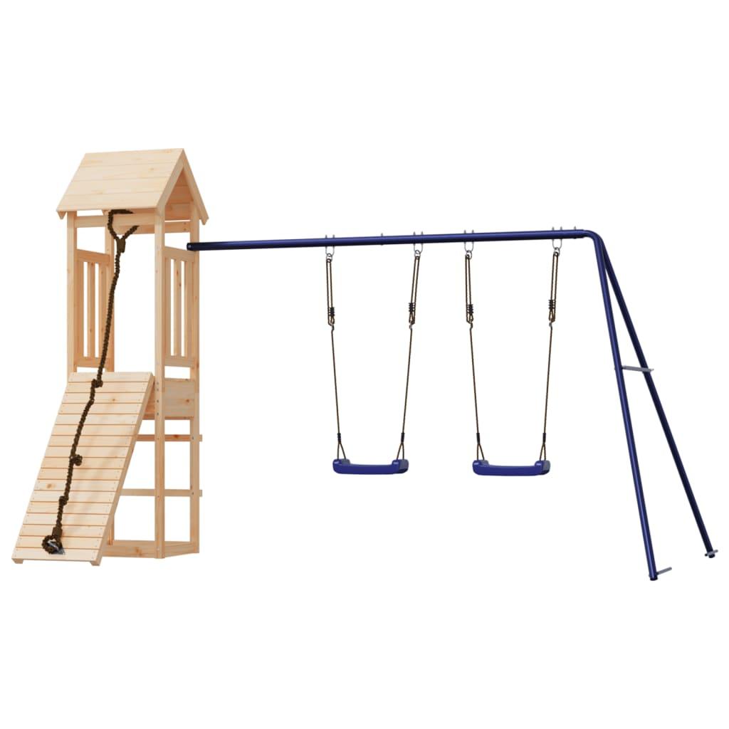 Outdoor Playset Solid Wood Pine