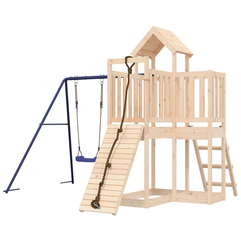Outdoor Playset Solid Wood Pine