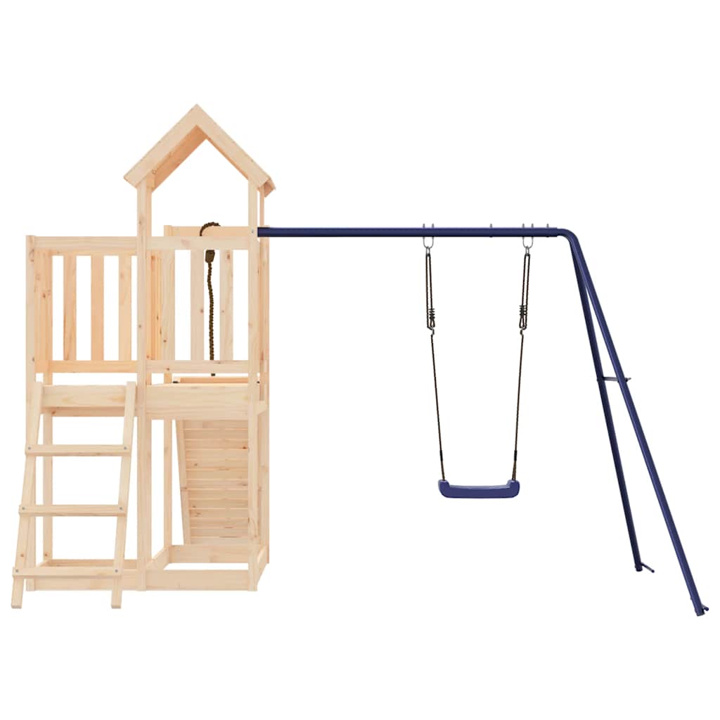 Outdoor Playset Solid Wood Pine