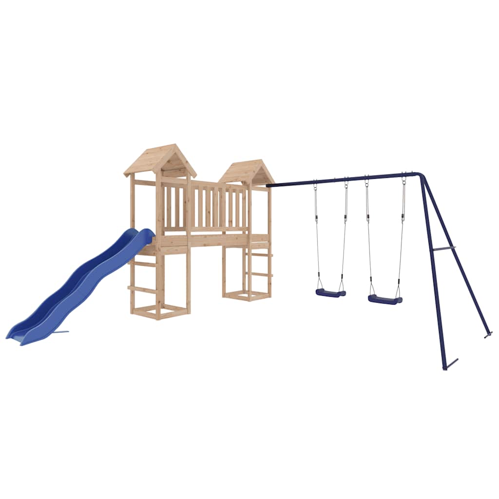 Outdoor Playset Solid Wood Pine