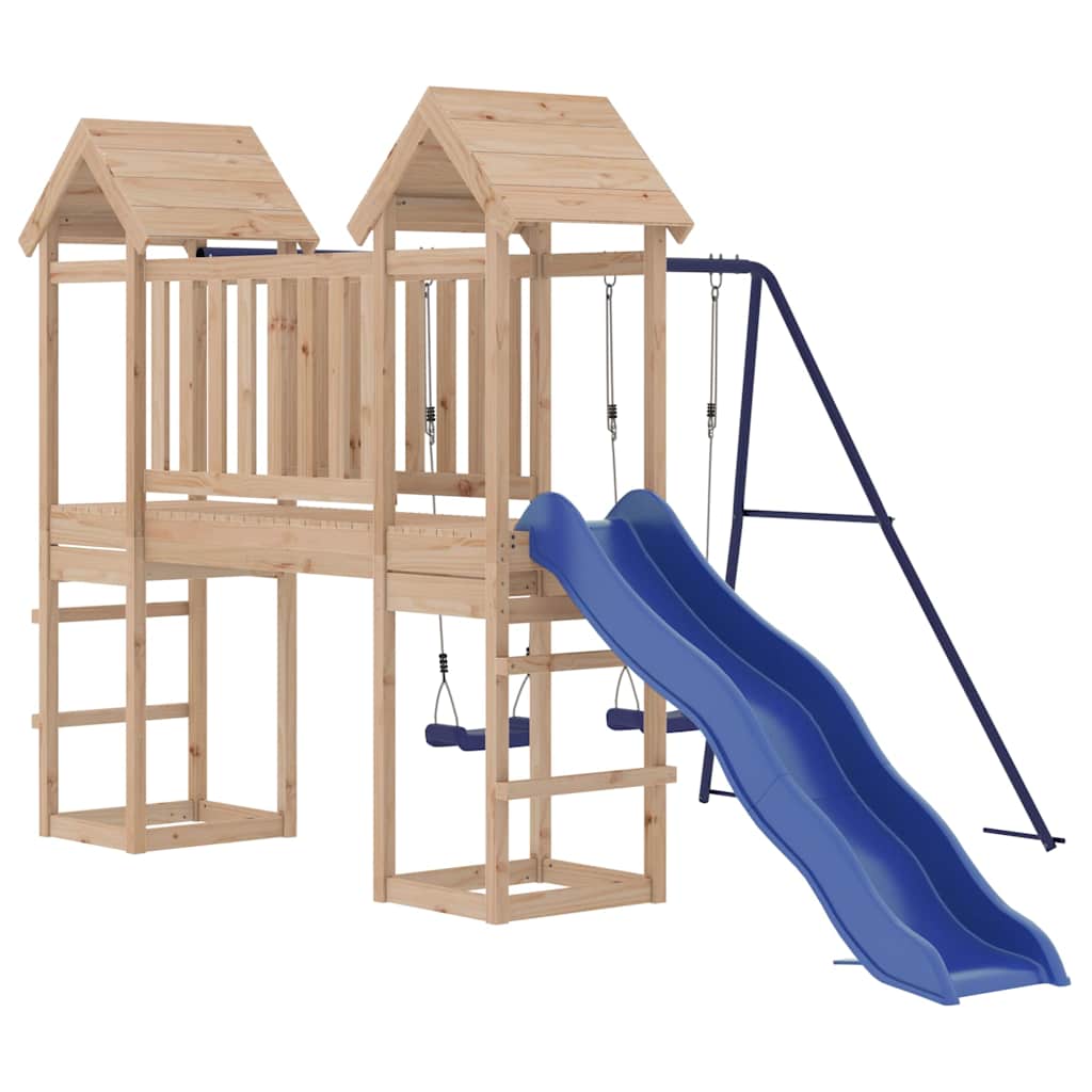 Outdoor Playset Solid Wood Pine
