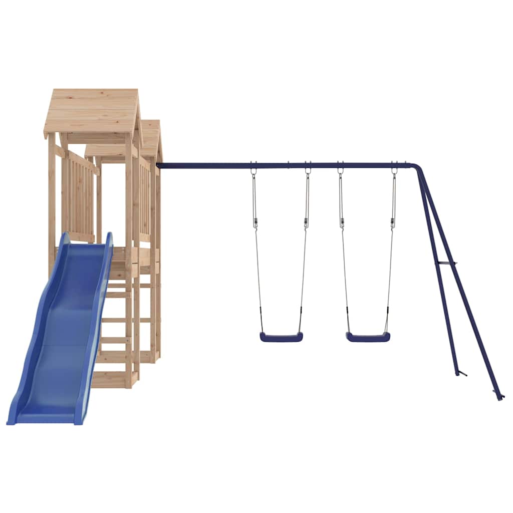 Outdoor Playset Solid Wood Pine