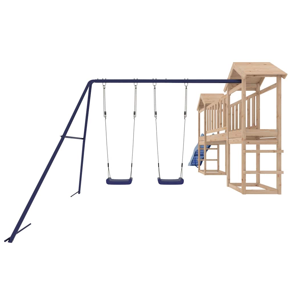 Outdoor Playset Solid Wood Pine