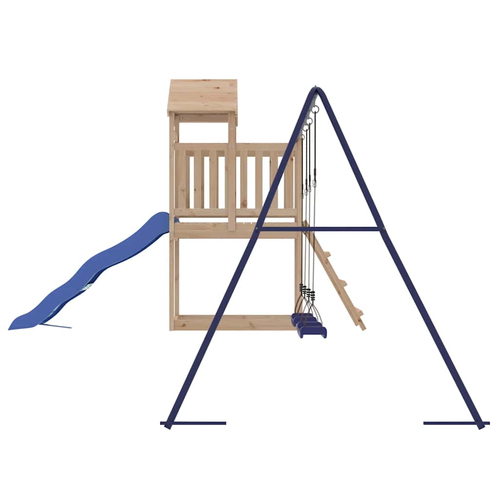 Outdoor Playset Solid Wood Pine