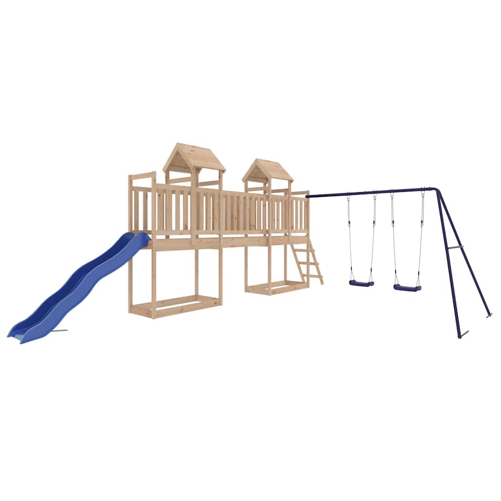 Outdoor Playset Solid Wood Pine
