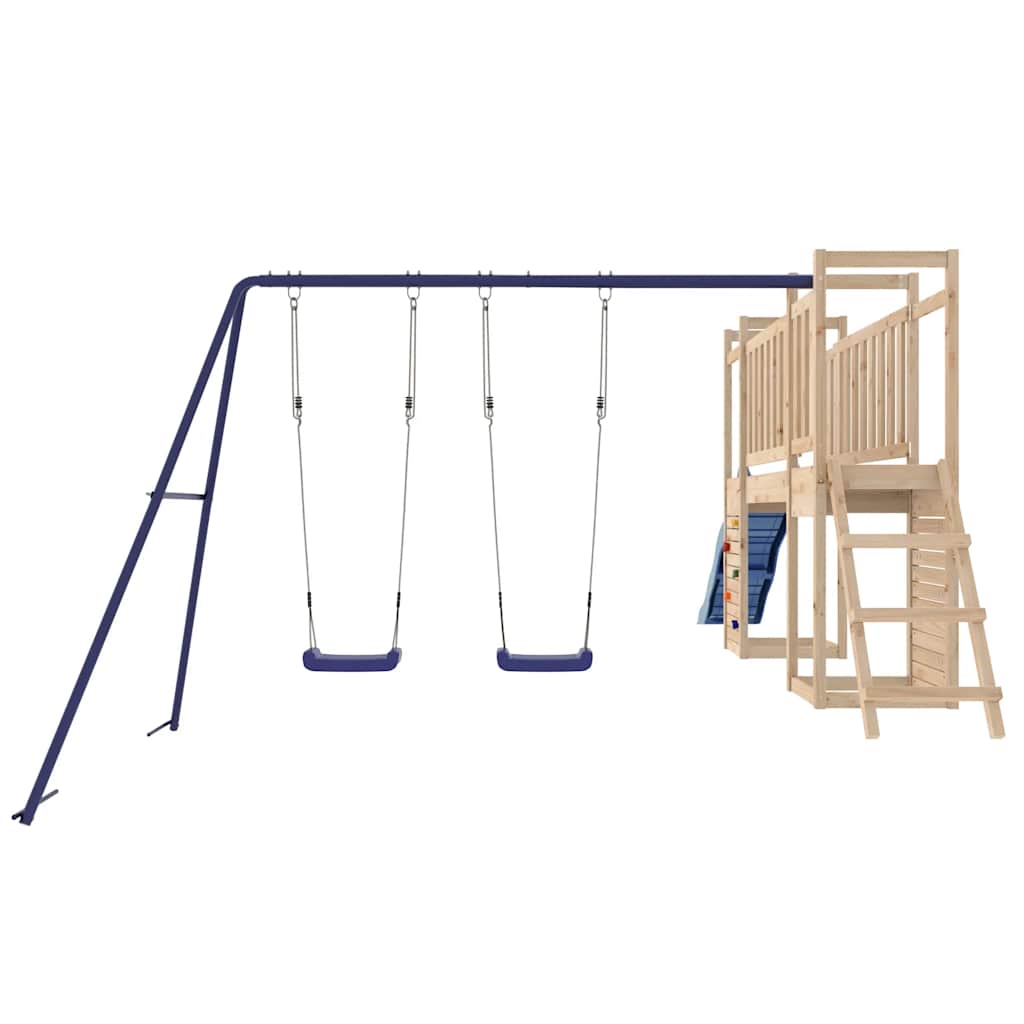 Outdoor Playset Solid Wood Pine