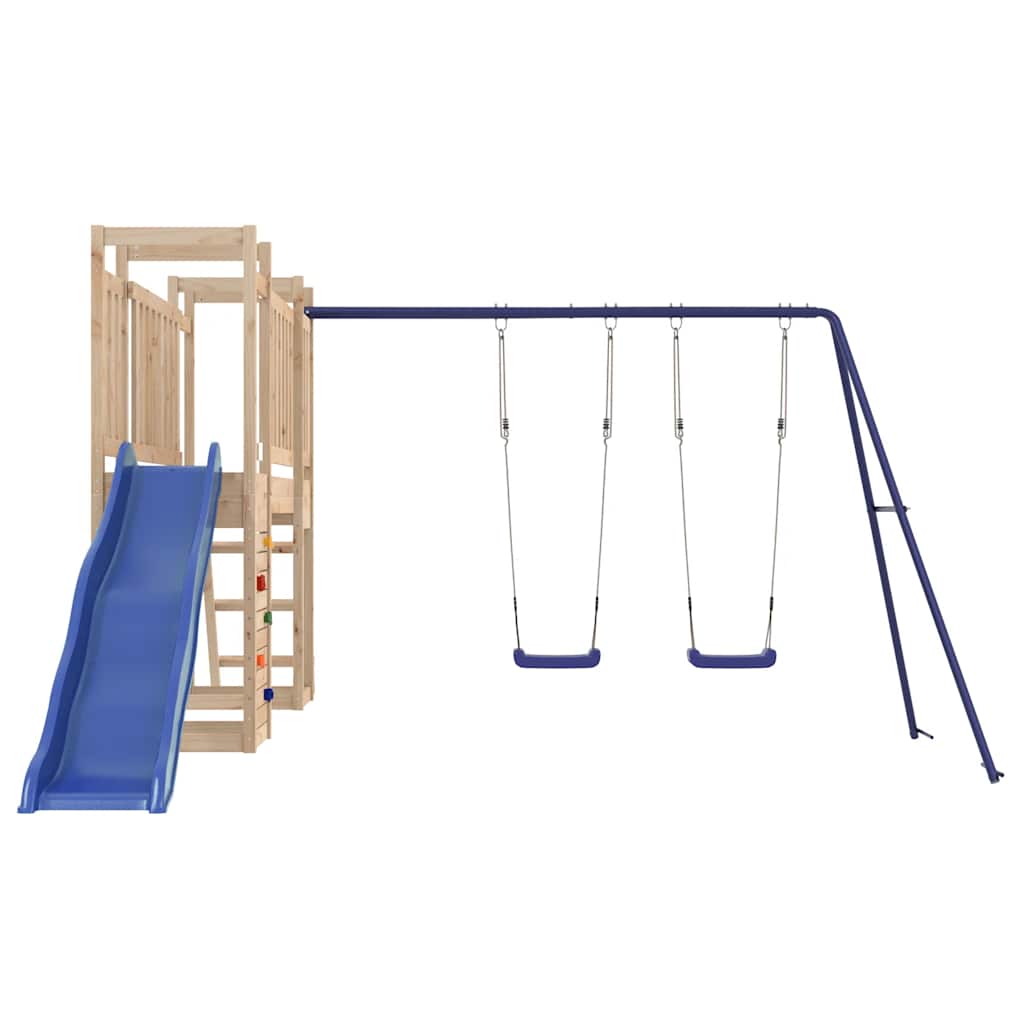 Outdoor Playset Solid Wood Pine