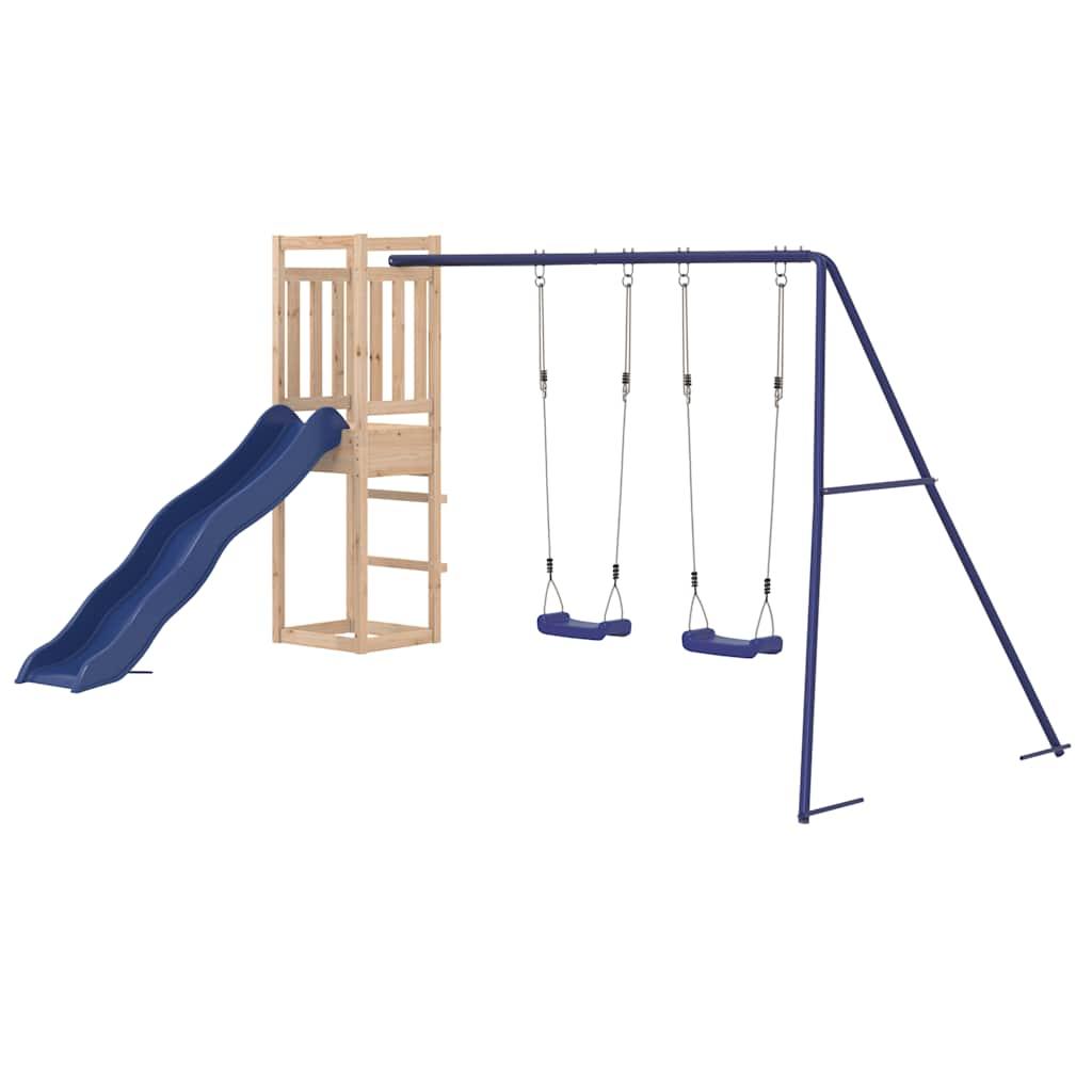 Outdoor Playset Solid Wood Pine