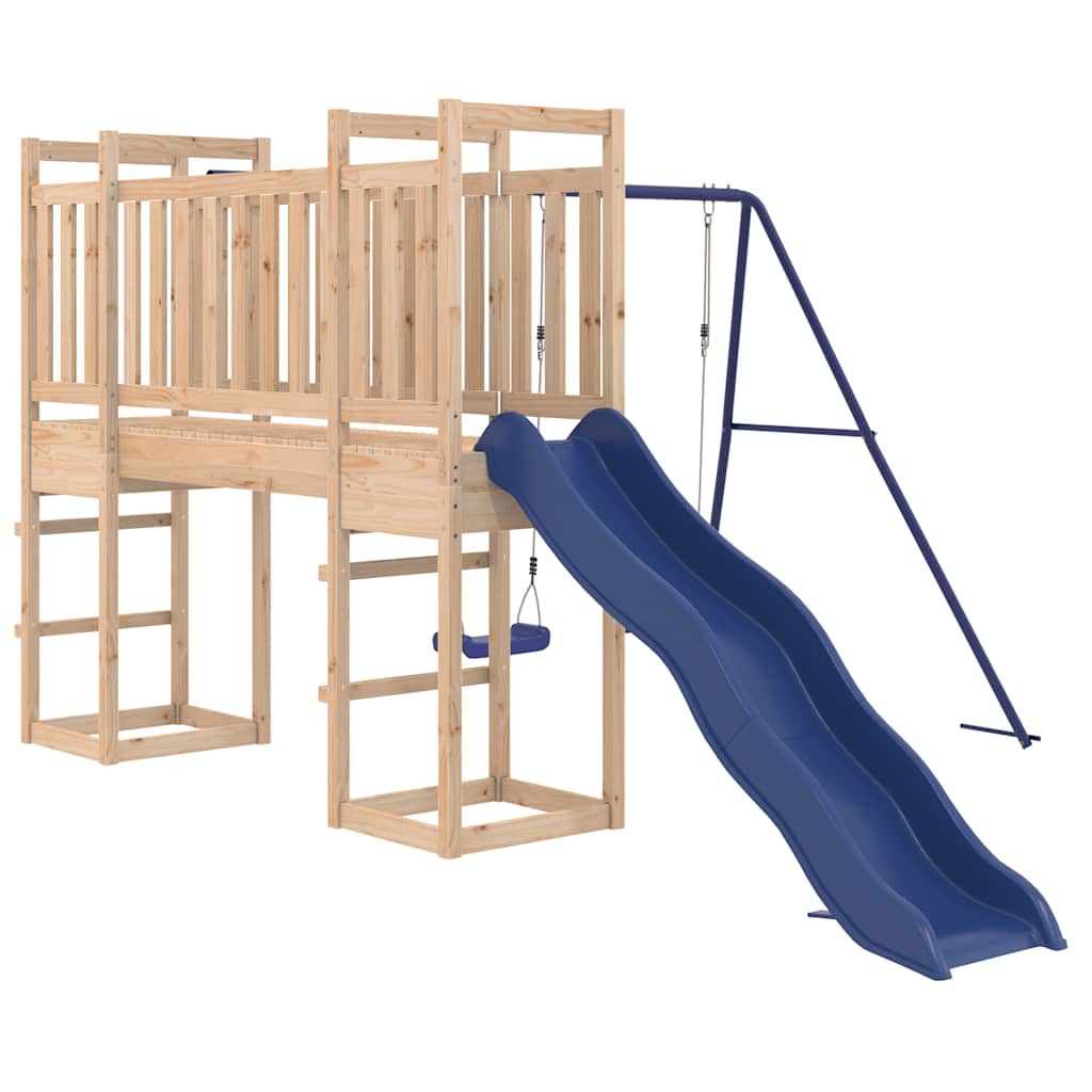 Outdoor Playset Solid Wood Pine