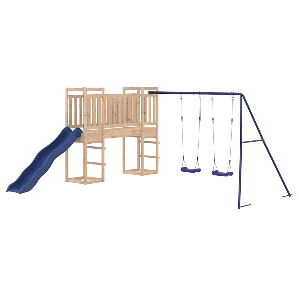 Outdoor Playset Solid Wood Pine