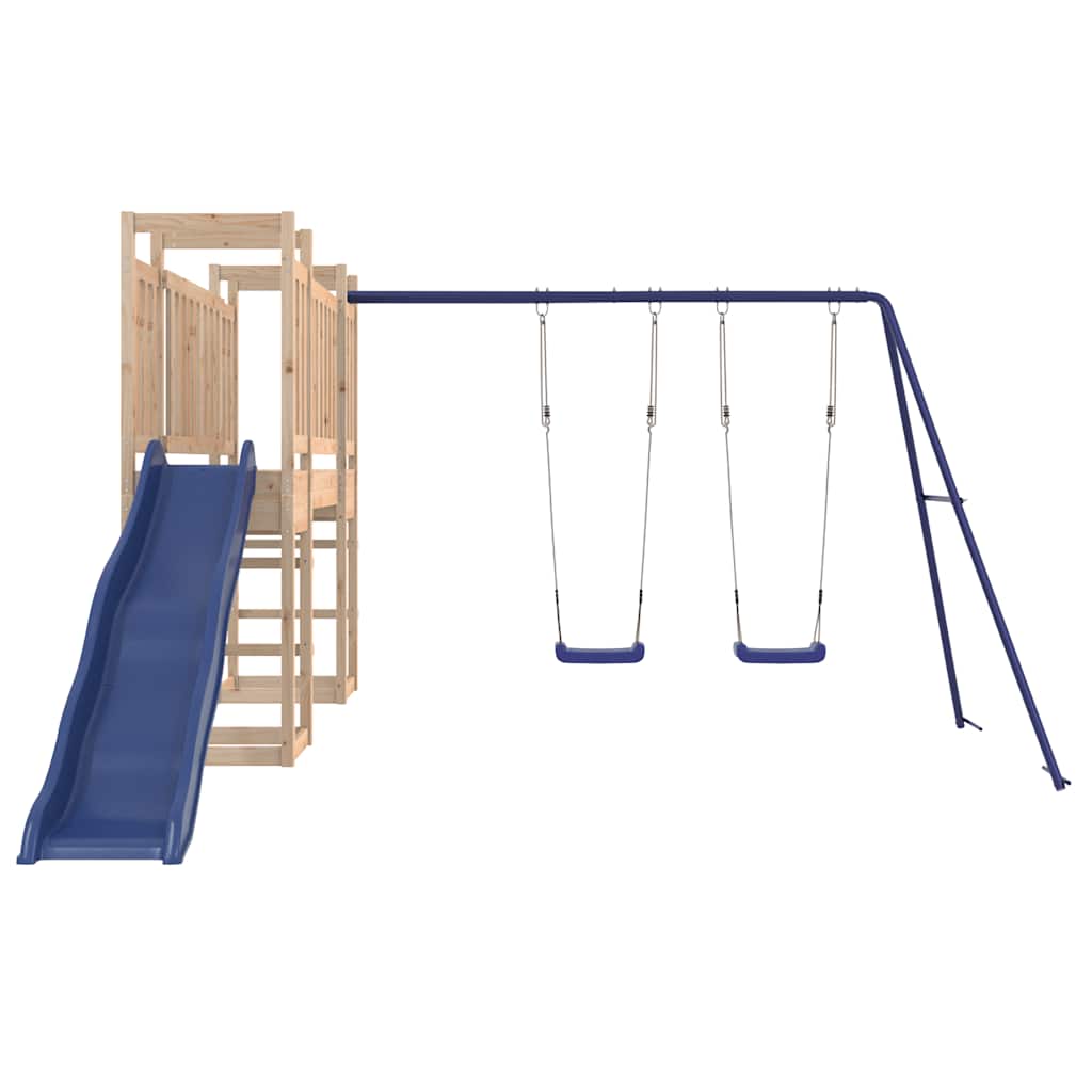 Outdoor Playset Solid Wood Pine