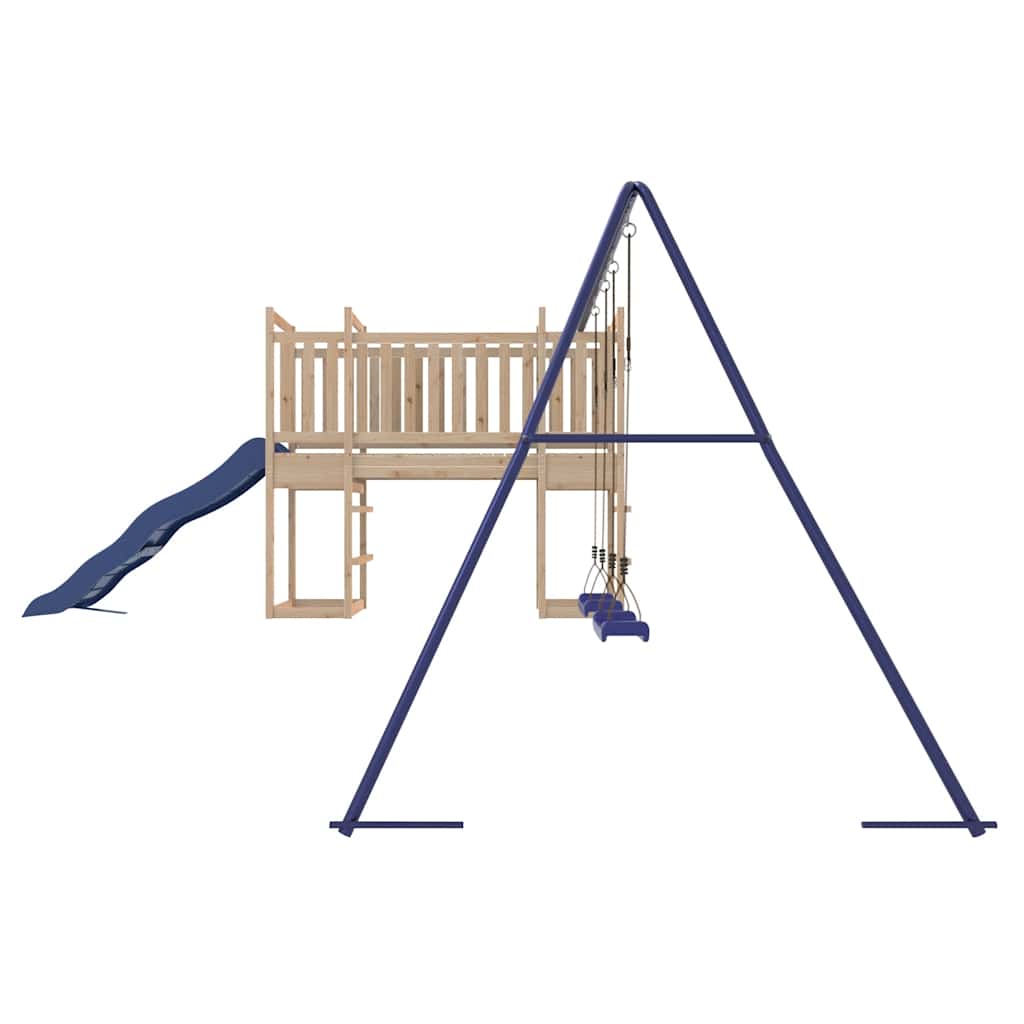 Outdoor Playset Solid Wood Pine