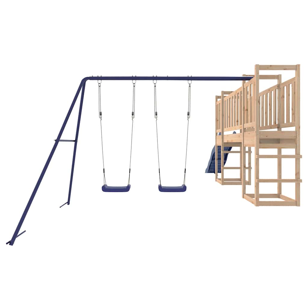Outdoor Playset Solid Wood Pine