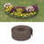 Garden Edgings 2 pcs Brown 10 m 20 cm Polyethylene