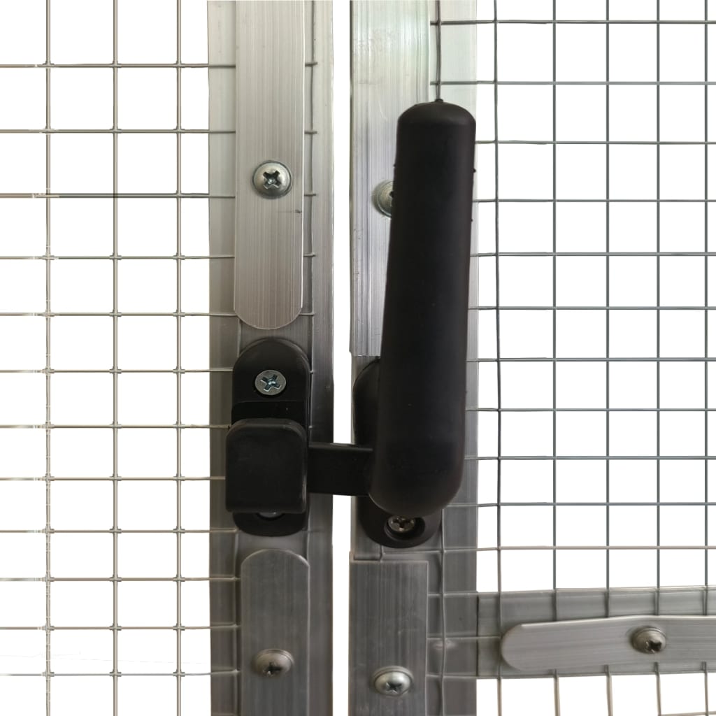 Aviary Silver 1.79x8x1.85 m Aluminium