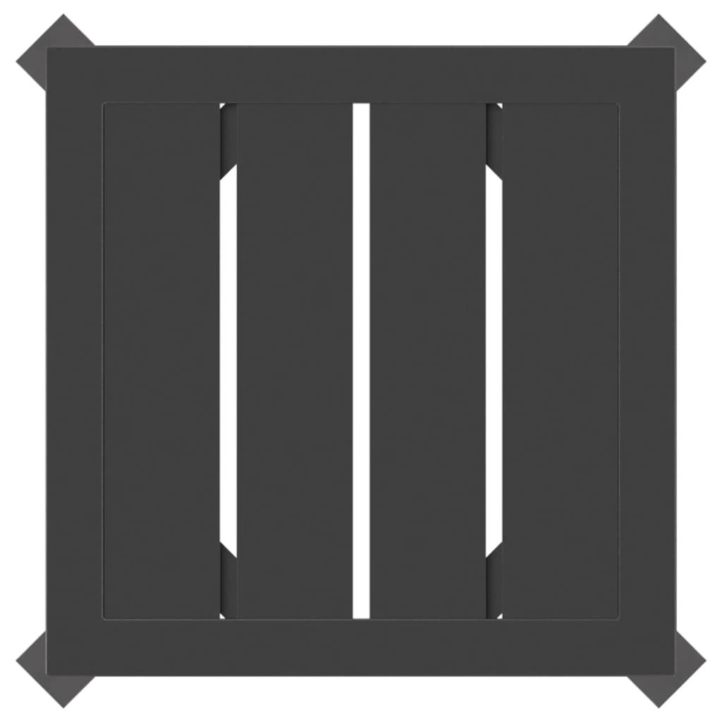 Garden Table Anthracite 34x34x38 cm Steel