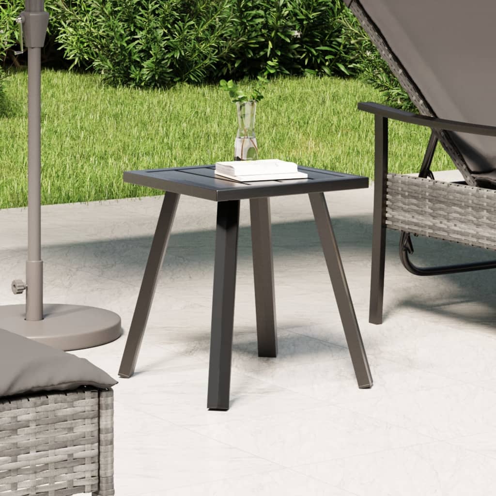 Garden Table Anthracite 34x34x38 cm Steel