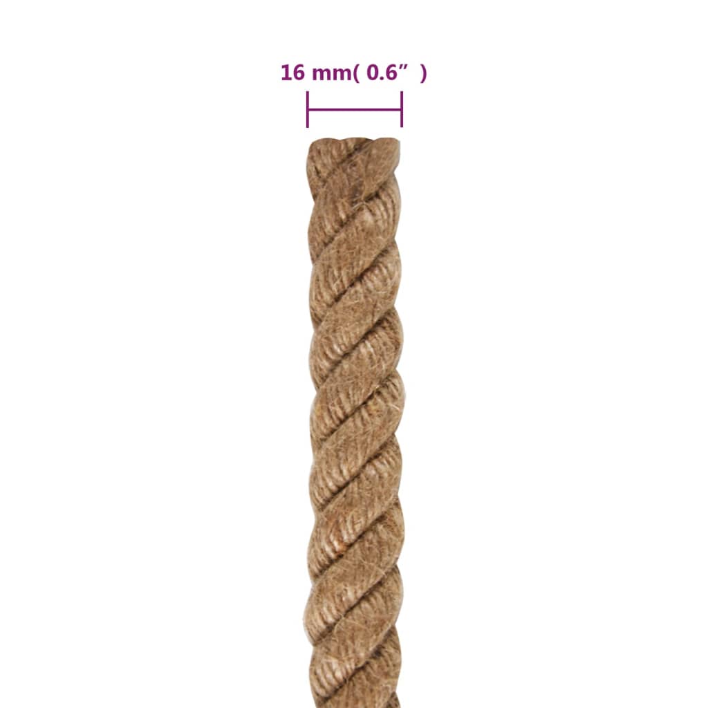 Jute Rope 25 m Long 16 mm Thick