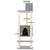 Cat Tree with Sisal Scratching Posts Light Grey 154 cm