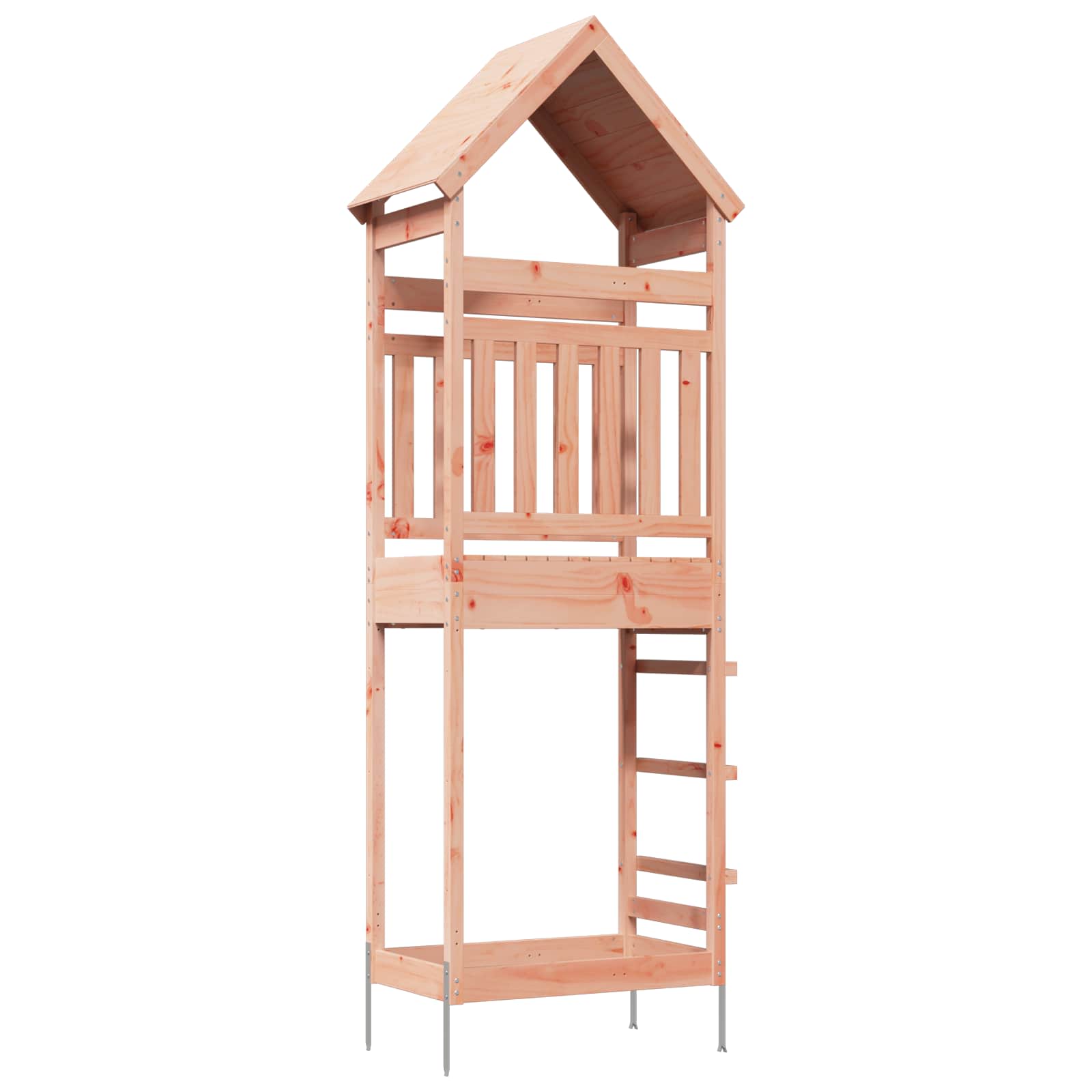Outdoor Play Tower Natural 53 x 85 x 264 cm Solid Douglas Wood
