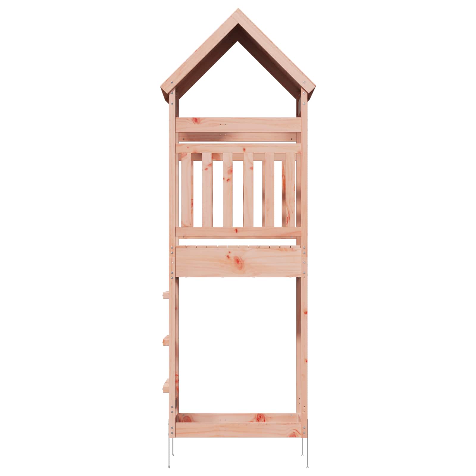 Outdoor Play Tower Natural 53 x 85 x 264 cm Solid Douglas Wood