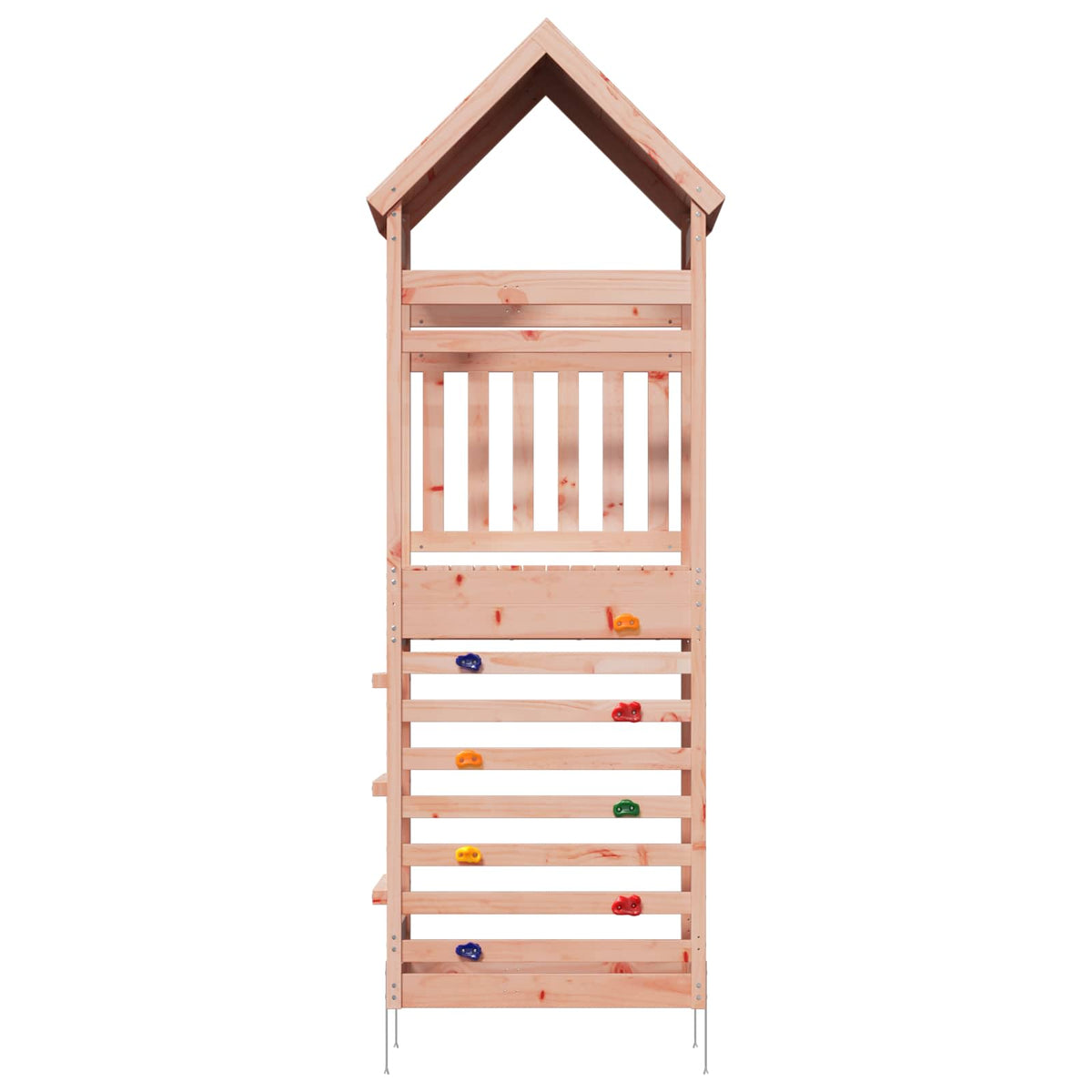 Outdoor Play Tower Natural 53 x 85 x 264 cm Solid Douglas Wood