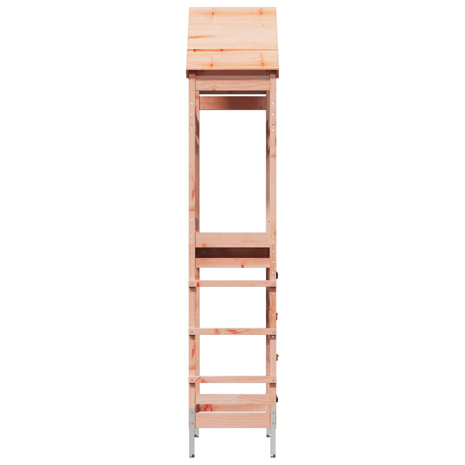 Outdoor Play Tower Natural 53 x 85 x 264 cm Solid Douglas Wood