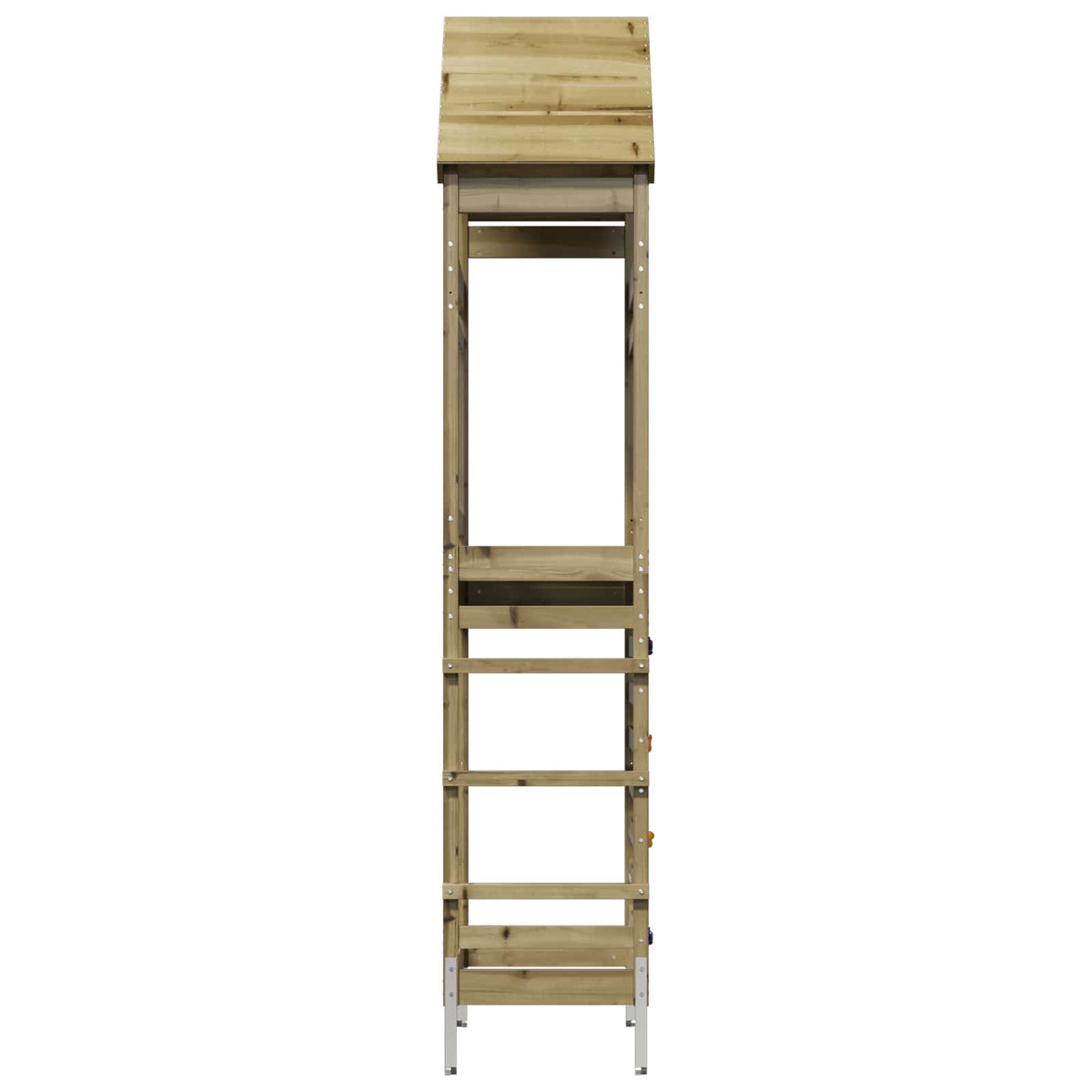 Outdoor Play Tower Natural Solid Impregnated Pinewood