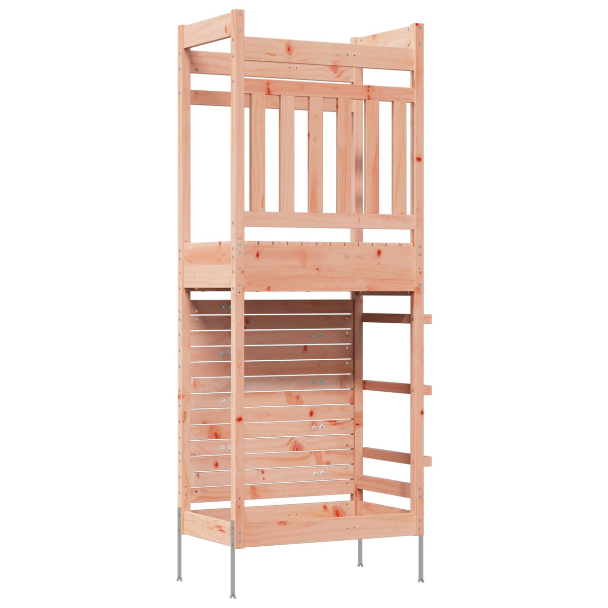 Outdoor Play Tower Natural 85 x 53 x 207 cm Solid Douglas Wood