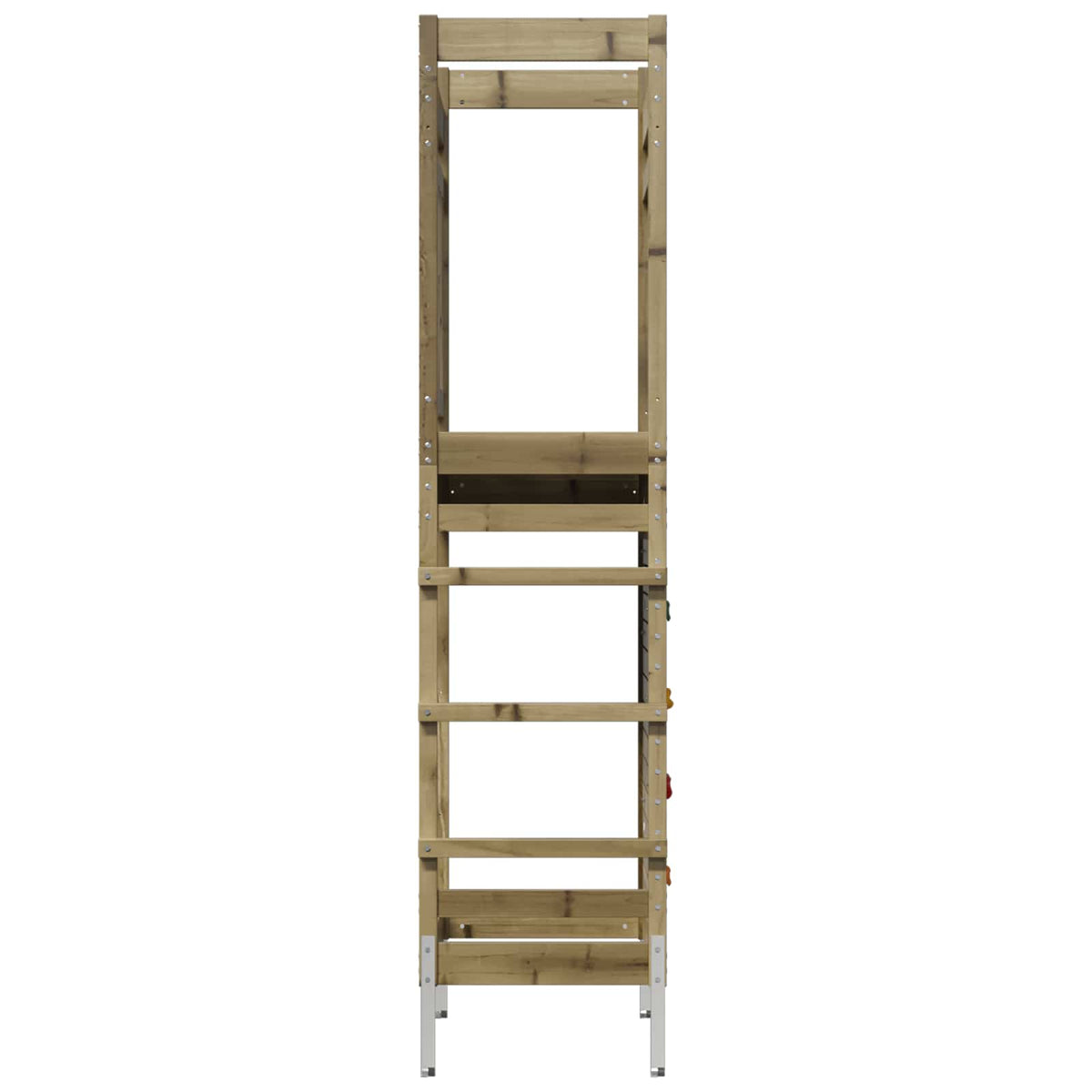Outdoor Play Tower Natural Solid Impregnated Pinewood