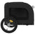 Pet Bike Trailer Black and Grey Oxford Fabric and Iron