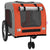 Pet Bike Trailer Orange and Grey Oxford Fabric and Iron