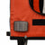 Pet Bike Trailer Orange and Black Oxford Fabric&Iron