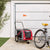 Pet Bike Trailer Red and Grey Oxford Fabric and Iron