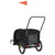 Pet Bike Trailer Black Oxford Fabric and Iron