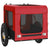 Pet Bike Trailer Red and Black Oxford Fabric&Iron