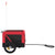 Pet Bike Trailer Red and Black Oxford Fabric&Iron