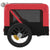 Pet Bike Trailer Red and Black Oxford Fabric&Iron