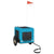 Pet Bike Trailer Blue and Black Oxford Fabric&Iron