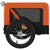 Pet Bike Trailer Orange and Black Oxford Fabric&Iron