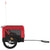 Pet Bike Trailer Red and Black Oxford Fabric&Iron