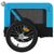 Pet Bike Trailer Blue and Black Oxford Fabric&Iron