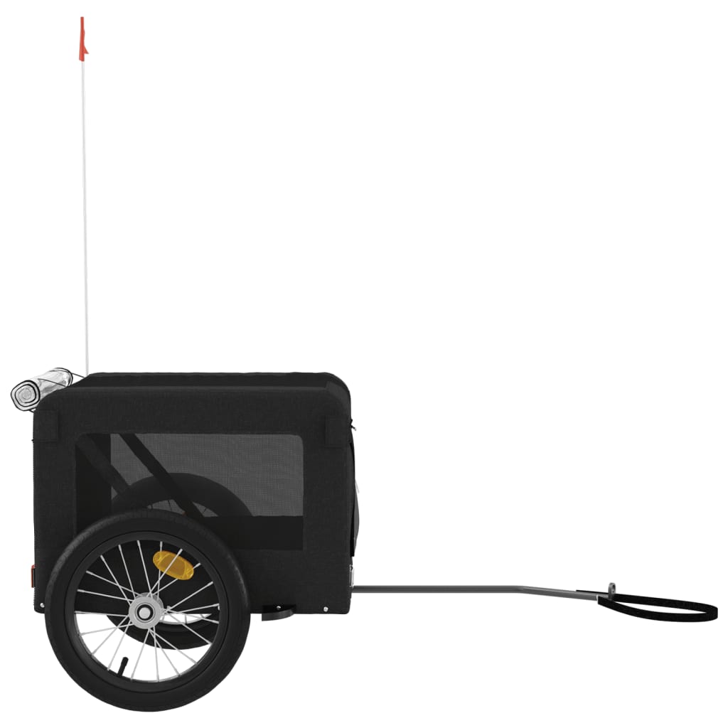 Pet Bike Trailer Black Oxford Fabric&Iron