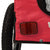 Pet Bike Trailer Red and Black Oxford Fabric and Iron