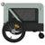 Pet Bike Trailer Grey and Black Oxford Fabric and Iron