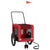 Pet Bike Trailer Red and Black Oxford Fabric and Iron