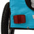 Pet Bike Trailer Blue and Black Oxford Fabric and Iron