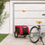 Pet Bike Trailer Red and Black Oxford Fabric and Iron