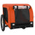 Pet Bike Trailer Orange and Black Oxford Fabric and Iron