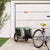 Pet Bike Trailer Grey and Black Oxford Fabric and Iron